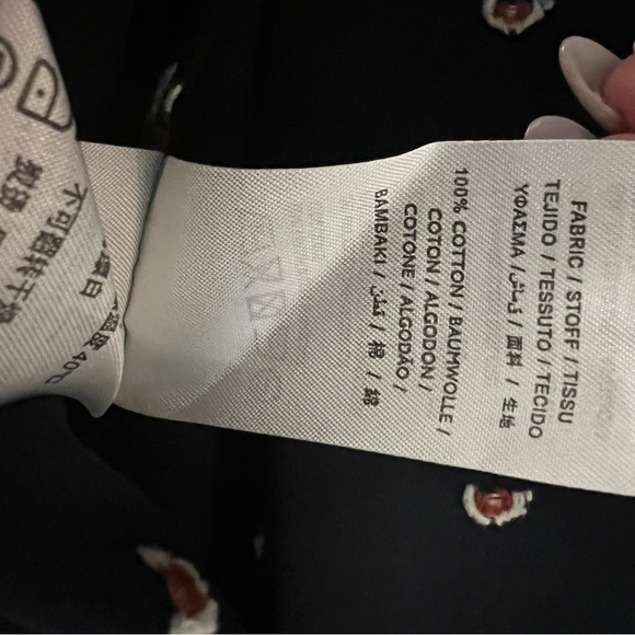 Gant Women's navy Button Down Shirt with Horse motif sz 38 (M/L) NWT - Picture 7 of 10